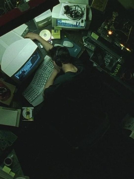 A photo of Neo from the Matrix (1999)